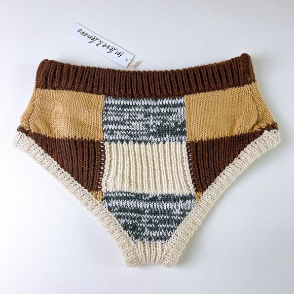 2 pc For love and lemons checker print Knit Sweater set - Picture 11 of 12